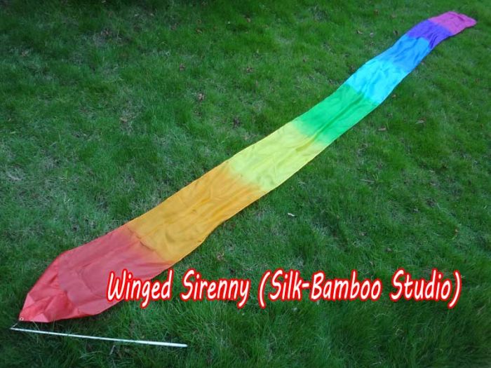 Heraldos de seda Arco iris 4m*0.3m