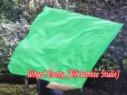 spinning silk flag poi 103cm (40") for Worship & Praise, green