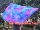 spinning silk flag poi 103cm (40") for Worship & Praise, Mermaid Dream