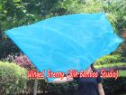 spinning silk flag poi 103cm (40") for Worship & Praise, turquoise