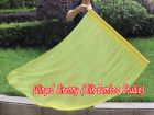 spinning silk flag poi 129cm (51") for Worship & Praise, yellow