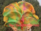 1 pair 1.1m (43") Autumn silk fan veils for kids