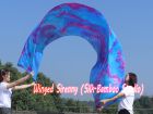 Mermaid Dream 6 Mommes colorful silk billow worship banner