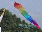 Seide streamer Regenbogen 180 cm