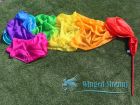 1 piece 4m (4.4 yards) Rainbow worship silk throw streamer
