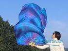 1 Piece right hand 1.8m (71") Mermaid Dream belly dance silk fan veil