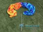 1 piece Fire and Ice (B) 2.5m (98") silk worship streamer