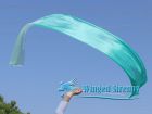 1 piece aqua fading 2.5m (98") silk worship streamer