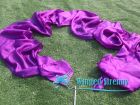 1 piece purple 4m (4.4 yds) silk worship streamer