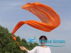 1 piece 2.5m (98") orange worship silk throw streamer