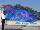 1 piece Mermaid Dream tie-dye 5 Mommes belly dance silk veil 