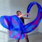 1 piece 4m (4.4 yards) Mermaid worship silk throw streamer