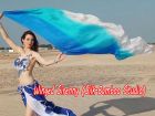1 piece Royalty 5 Mommes colorful belly dance silk veil 