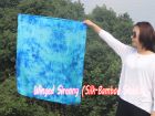 1 Piece 85 cm (33") prophetic silk worship flex flag for kids, Blue Moon