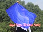 1 Piece 85 cm (33") prophetic silk worship flex flag for kids, blue