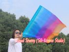 1 Piece 85 cm (33") prophetic silk worship flex flag for kids, Iridescence