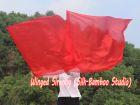 1 Piece 103 cm (40") prophetic silk worship flex flag, red