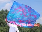 1 Piece 130 cm (51") prophetic silk worship flex flag, Mermaid Dream