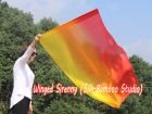 1 Piece 130 cm (51") prophetic silk worship flex flag, long side Fire