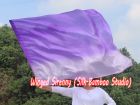 130 cm Tanzflagge Anbetungsfahne mit flexiblem Stab, farbverlauf lila