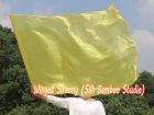 1 Piece 130 cm (51") prophetic silk worship flex flag, yellow