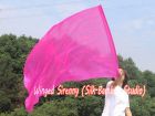 1 Piece 222 cm (88") prophetic silk worship flex flag, pink
