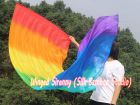 1 Piece 222 cm (88") prophetic silk worship flex flag, Rainbow