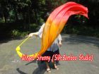 1 piece 2.5m (98") Fire worship silk throw streamer