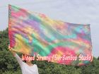 1 Piece 180 cm (70") prophetic silk worship flex flag, Spring