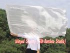 1 Piece 180 cm (70") prophetic silk worship flex flag, white