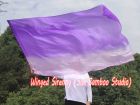 1 Piece 180 cm (70") prophetic silk worship flex flag, purple fading