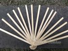  1 piece bamboo fan base/stave, 5 sizes