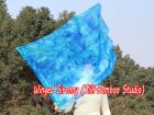 spinning silk flag poi 103cm (40") for Worship & Praise, Blue Moon