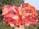 1 pair 1.1m (43") Copper silk fan veils for kids