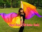 1 piece Glamor 5 Mommes colorful belly dance silk veil 