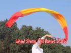 1 piece 2.5m (98") red-orange-yellow-orange-red worship silk throw streamer