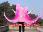 1 Piece Prosperity 1.8m (71") circular dance silk veil poi