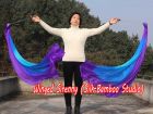 1 Piece Mystery 1.8m (71") circular dance silk veil poi