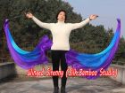 1 Piece Mystery 1.8m (71") circular dance silk veil poi