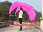 1 Piece pink 2.3m (90") dance silk veil poi