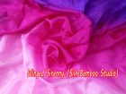 white-light pink-pink-purple silk fabric by yard