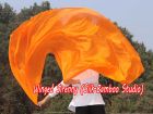 1 piece orange 5 Mommes belly dance silk veil 