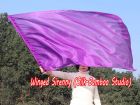 Spinning silk flag poi 174cm (68") for Worship & Praise, purple
