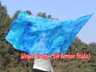 Spinning silk flag poi 174cm (68") for Worship & Praise, Blue Moon