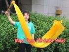 1 piece 2.5m (98") gold worship silk throw streamer