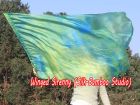 Spinning silk flag poi 174cm (68") for Worship & Praise, Breeze