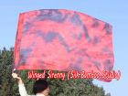 spinning silk flag poi 129cm (51") for Worship & Praise, Lava