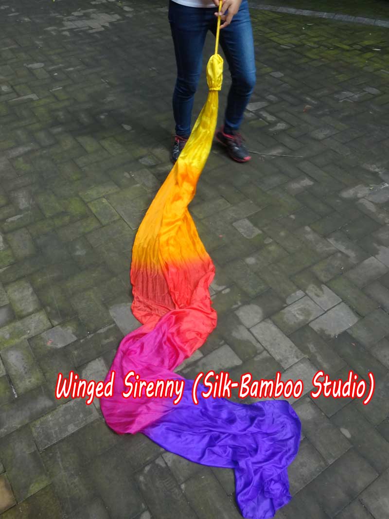 1 piece 2.5m (98") Glamor worship silk throw streamer