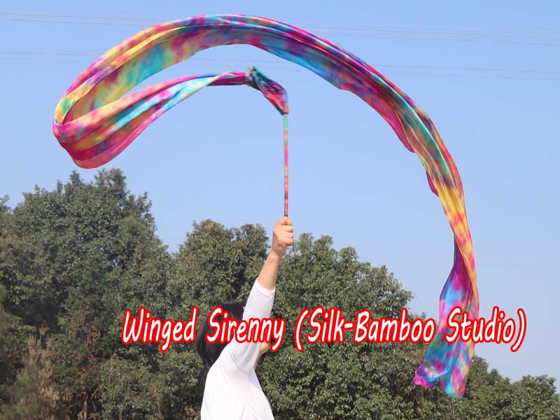 1 piece 4m (4.4 yards) Spring worship silk throw streamer